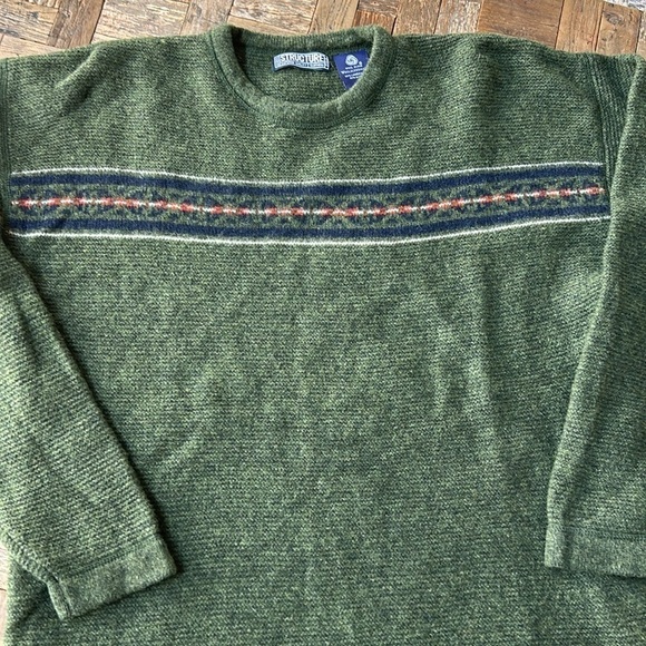 Men’s Structure Lambswool Crewneck Sweater Size Medium - Picture 4 of 7